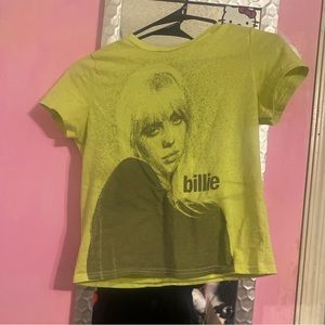 Billie Eilish Happier than ever tour merch baby tee